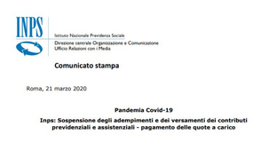 Sospensione quote contributive lavoratori dipendenti: rientrano nel DL 9/2020?
