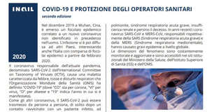 Coronavirus, operatori sanitari: le nuove istruzioni INAIL per la protezione