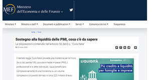 Moratoria debiti di impresa: anche ai professionisti i benefici dell'articolo 56