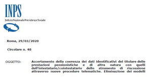 Verifica per accredito INPS: nuove modalità dal 10 aprile