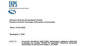 Domanda cassa integrazione, assegno ordinario e CIG in deroga per neo assunti: istruzioni INPS