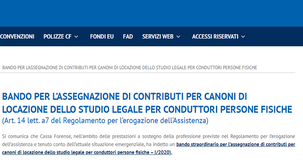 Agevolazioni affitti per gli avvocati: domanda in scadenza il 18 maggio