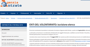 Regime transitorio enti no profit: adesione 5 per 1000 e conferma dei requisiti