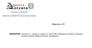 Indennità sostitutiva di mensa: la tassazione fiscale da applicare