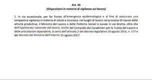 Decreto economia, sicurezza e vigilanza sul lavoro: le indicazioni del Governo