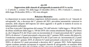 Aumenti IVA e accise, il decreto Rilancio cancella le clausole di salvaguardia