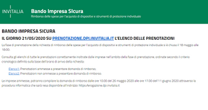 Bando Invitalia Impresa Sicura, elenco ammessi: 50 milioni esauriti in un secondo