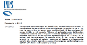 Sospensione coronavirus, scadenze INPS: i nuovi soggetti inclusi