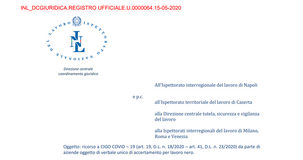 Cassa integrazione Covid 19 e lavoro nero, via libera sui lavoratori regolarizzati