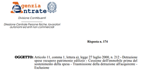 Bonus ristrutturazione, detrazione persa per chi paga i lavori dopo la vendita 
