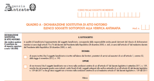 Domanda contributi a fondo perduto: istruzioni quadro A