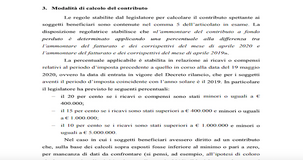 Contributi a fondo perduto: il calcolo del calo di fatturato