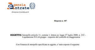 Liquidazione IVA di gruppo e controllo di maggioranza: i tempi da rispettare