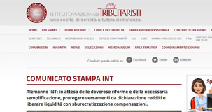Proroga versamenti e semplificazione: le richieste INT