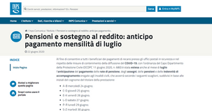 Pagamento pensioni luglio 2020, ancora in anticipo l'accredito INPS