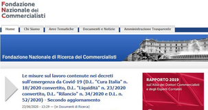 FNC e CNDCEC, l'analisi delle misure del Governo in risposta all'emergenza