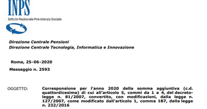 Quattordicesima INPS 2020: importo e limiti di reddito in chiaro