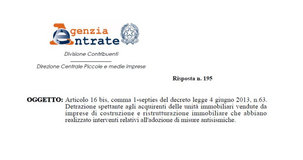 Detrazione acquisto immobili, anche per ristrutturazioni antisismiche