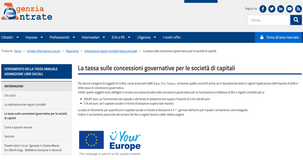 Tassa di concessione governativa: quando è dovuta e quanto si paga