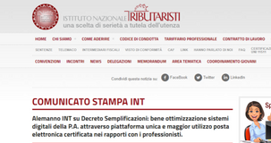Decreto semplificazioni, INT: bene il digitale nella PA e l'uso della PEC