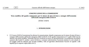 Contributi a fondo perduto, la Commissione UE apre alle imprese in difficoltà: novità in arrivo
