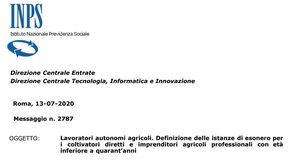 Esonero contributi INPS agricoltura, necessaria la visura del Registro Nazionale Aiuti