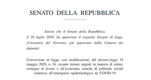 Decreto Rilancio convertito in legge, le novità inserite nel testo