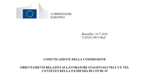 Lavoratori stagionali transfrontalieri: le indicazioni della Commissione europea