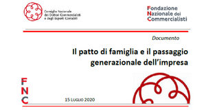 Patto di famiglia, FNC e CNDCEC: il passaggio di generazione dell'impresa