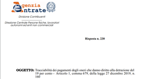 Detrazioni fiscali 2020, obbligo tracciabilità e documenti da conservare: nuove istruzioni AdE