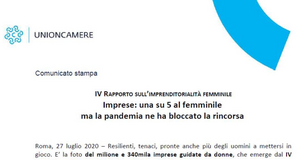 Imprenditoria femminile, dati imprese Unioncamere: a giugno sono una su 5