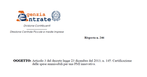 Credito di imposta ricerca e sviluppo, PMI innovativa: le spese ammissibili