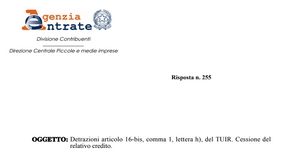Ecobonus, la procedura per la cessione del credito sul sito dell'Agenzia
