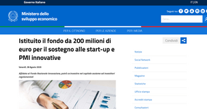 Fondo PMI e start up innovative: firmato il decreto MISE da 200 milioni di euro