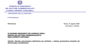 Commercialisti, diffida e sospensione senza comunicazione del domicilio digitale 