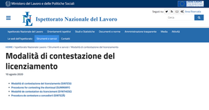 Licenziamento illegittimo, come procedere alla contestazione: istruzioni INL