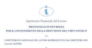 Sicurezza Covid-19, nuovo protocollo firmato dalle organizzazioni sindacali