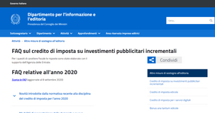 Bonus pubblicità 2020: eliminata l'incrementalità degli investimenti