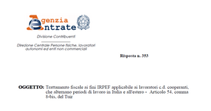 Lavoro all'estero, al cooperante si applica la disciplina convenzionale
