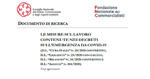 Lavoro, le misure del Governo nell'analisi di FNC e CNDCEC