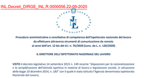 Rinnovo contratti e certificazioni da remoto: novità per le procedure INL