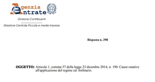 Regime forfettario, anche i premi di risultato vanno inclusi tra i redditi di lavoro