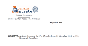 Patent box: penalty protection anche per chi non ha l'obbligo di ruling