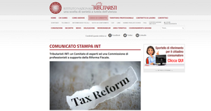 Riforma fiscale, l'INT mette in campo una commissione di 15 esperti