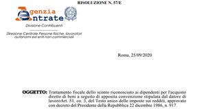 Sconti sugli acquisti online, per il dipendente non è reddito imponibile