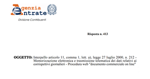 Scontrino elettronico, ok al software che velocizza il documento commerciale