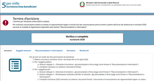5 per mille: accreditamento per gli enti della ricerca scientifica e dell'università