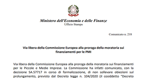 Partite IVA, rate di prestiti e mutui bloccate fino al 2021: via libera della Commissione UE