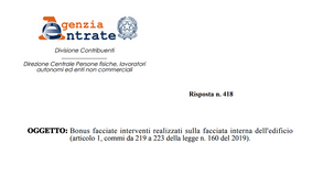 Bonus facciate, i chiarimenti sul requisito della visibilità 