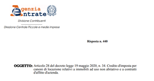 Bonus affitto anche per i canoni di locazione pagati in anticipo e prima del 2020 